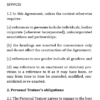Service Agreement Personal Training-Neutral - Image 2
