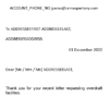 Letter from the Bank-Reply to the Overdraft Request - Image 2