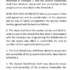 Deed of Family Arrangement Intestate -Children and Widow Wife - Image 3