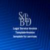 Legal Service Invoice Template-Invoice template for services