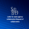 Letter for sales agency collaboration-Request of collaboration