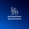 Sale Receipt-General goods and products