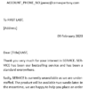 Response to Services Enquiry-Not Available Suggest Buy Later - Image 2