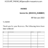 Legal Service Invoice Template-Invoice template for services - Image 2