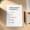 Checklist for SaaS Contract Compliance