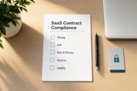 Checklist for SaaS Contract Compliance