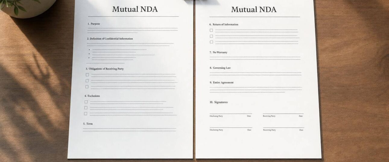 Mutual NDA Template: Small Business Guide